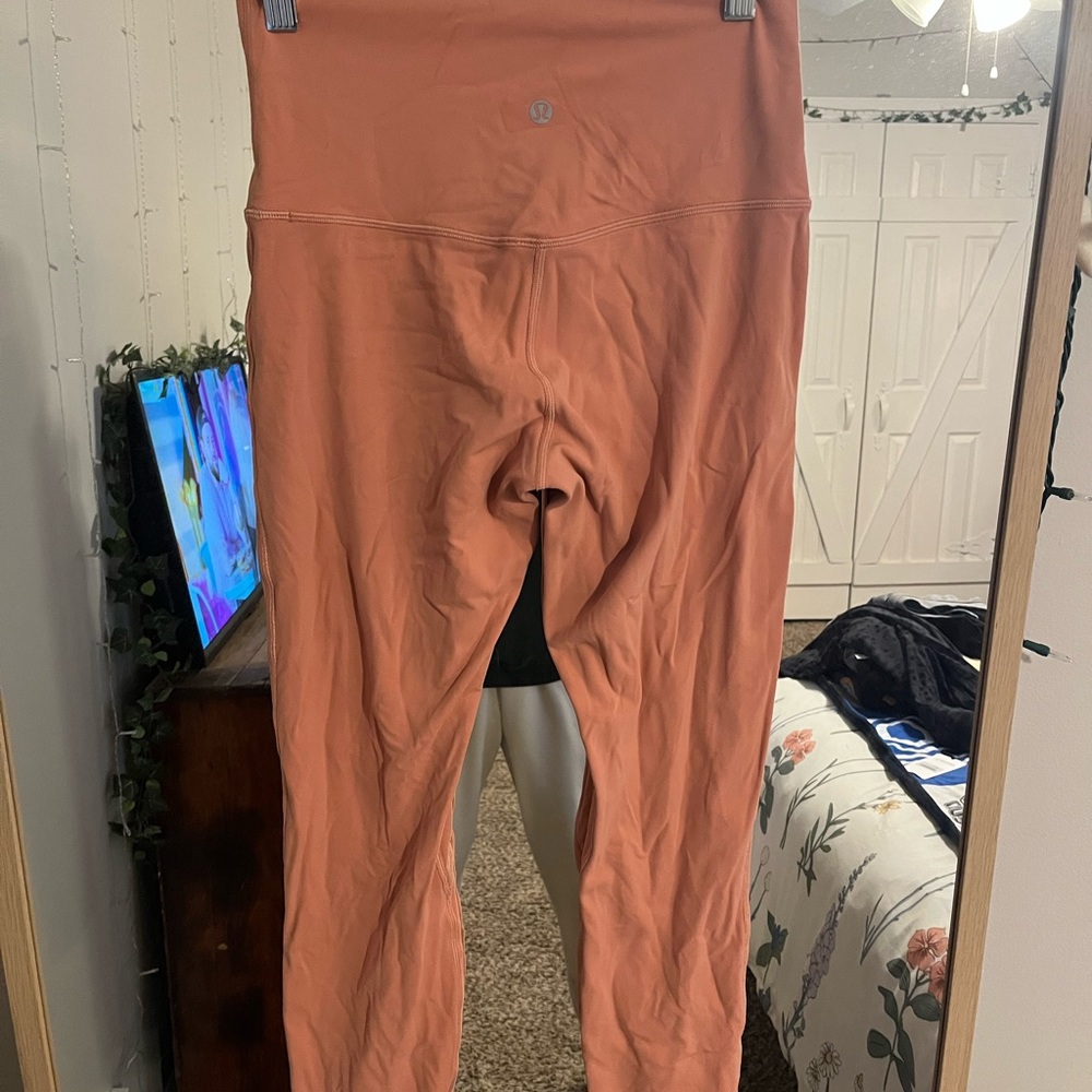 lululemon athletica Orange Leggings